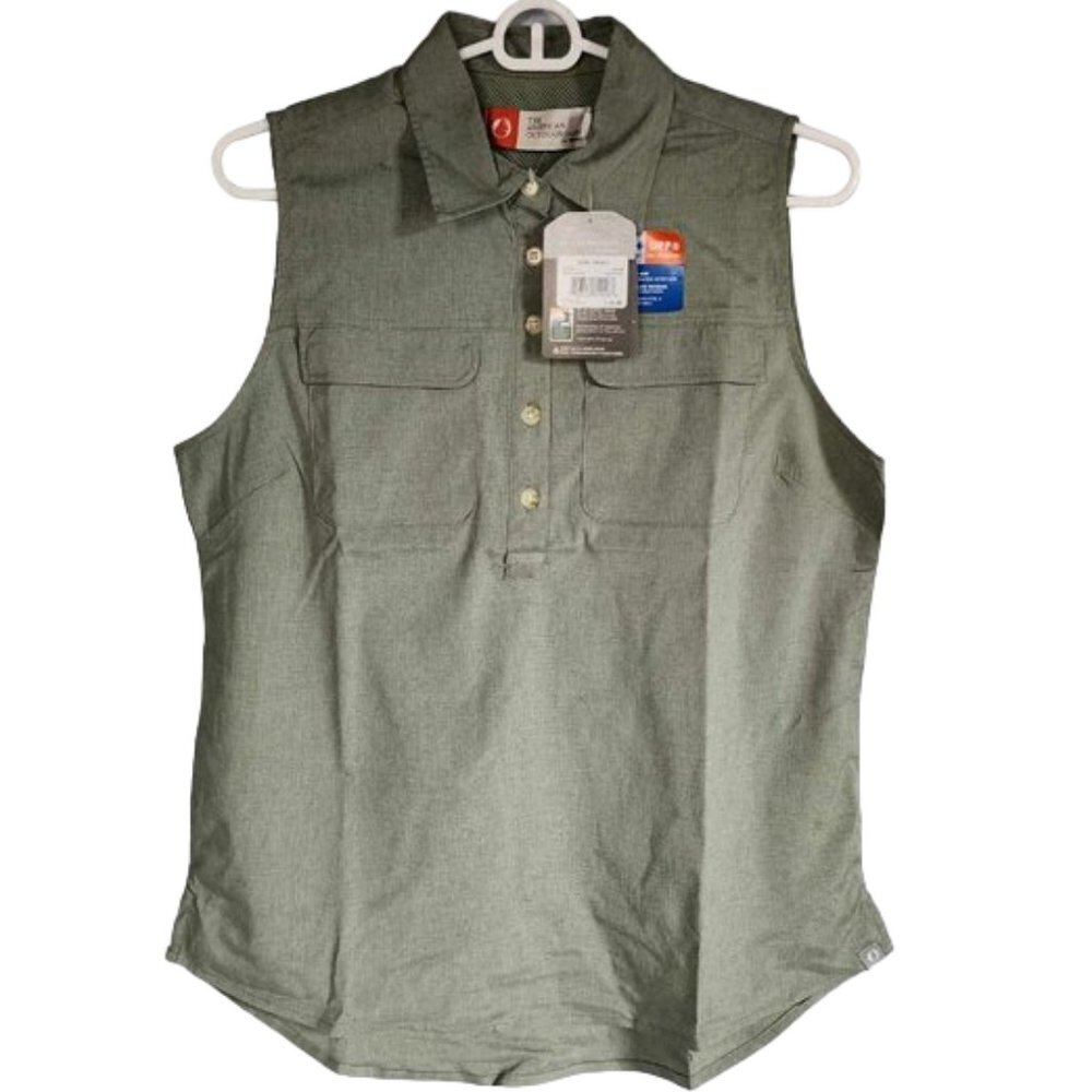 NWT The American Outdoorsman Olive Green SPF/Cool+ Technology Tank - Picture 1 of 5
